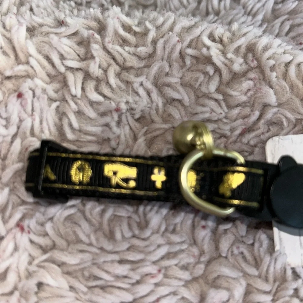 Whisker City Gold Egyptian Easy Release Kitten Collar